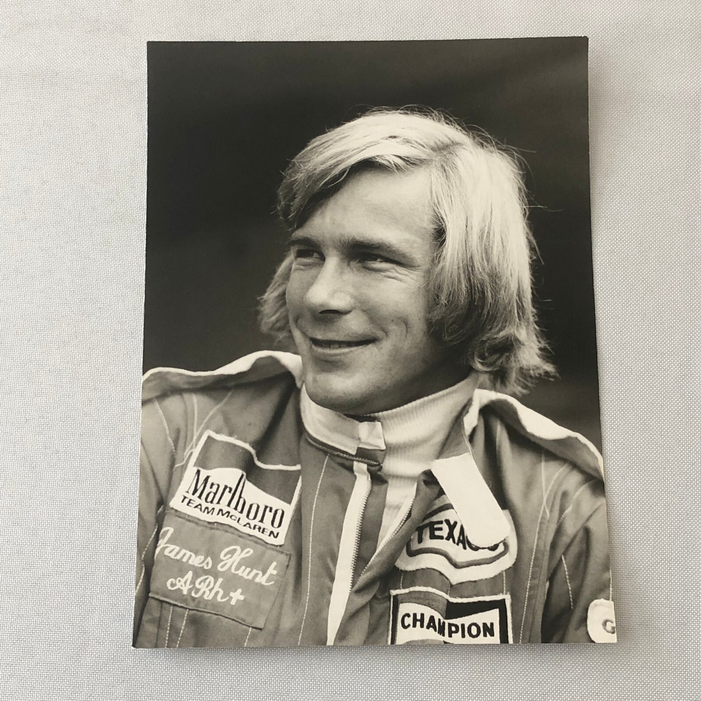 James Hunt Grand Prix Formula One F1 Racing Driver Portrait Photo Photograph