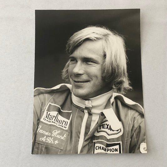 James Hunt Grand Prix Formula One F1 Racing Driver Portrait Photo Photograph