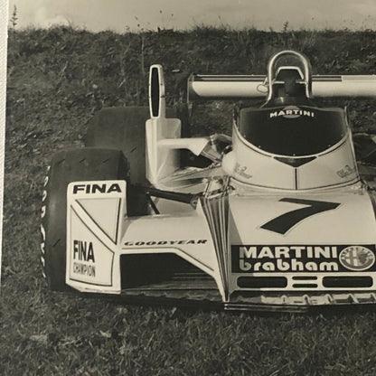 Vintage Martini Brabham Alfa Romeo Racing Car Photo Photograph 