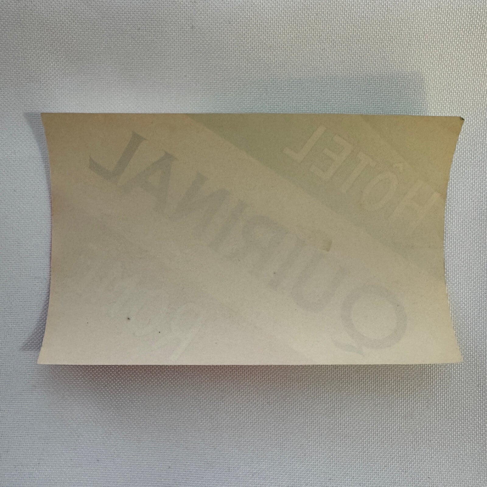 Vintage Travel Luggage Label Hotel Quirinal Rome