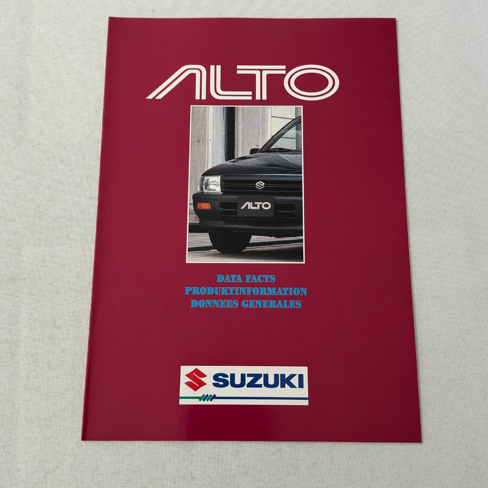 Suzuki Alto Car Press Kit Brochure Catalog Photos European