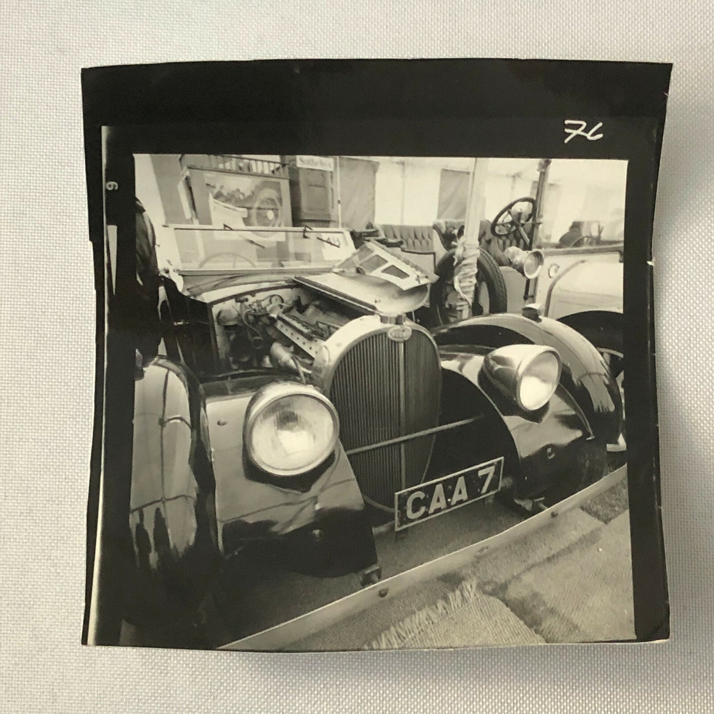 Vintage Bugatti Car at Sothebys Auction Photo Photograph Print 