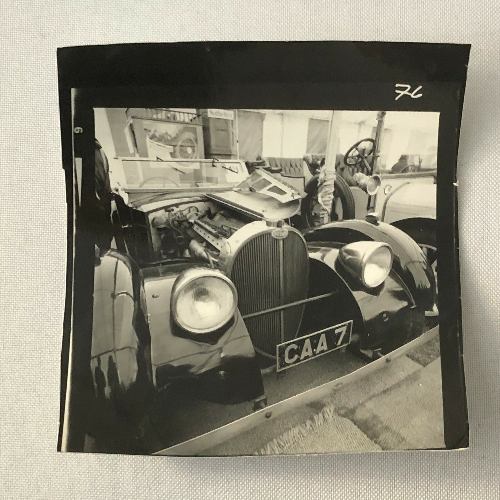 Vintage Bugatti Car at Sothebys Auction Photo Photograph Print 
