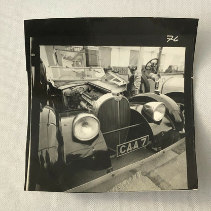 Vintage Bugatti Car at Sothebys Auction Photo Photograph Print 