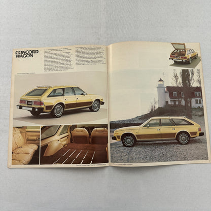 1980 AMC Car Sales Brochure Catalog AMC Spirit AMX Concord Pacer Eagle 4WD