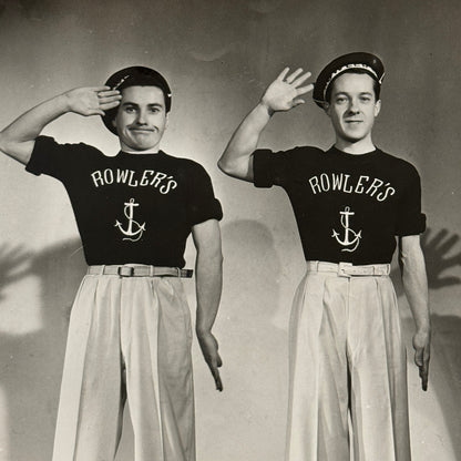 Roller Skating Act Rowlers Circus Act Photo Photograph French France Vintage