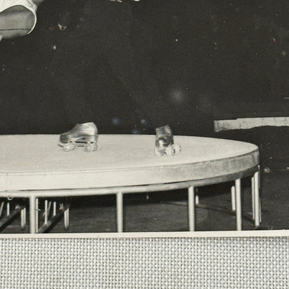 Vintage Circus Rollerskating Roller Skate Performer Act Photo Photograph