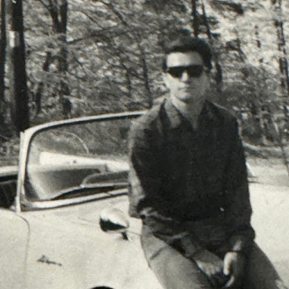 Sunbeam Alpine Car Photo Photograph Snapshot Print Vintage