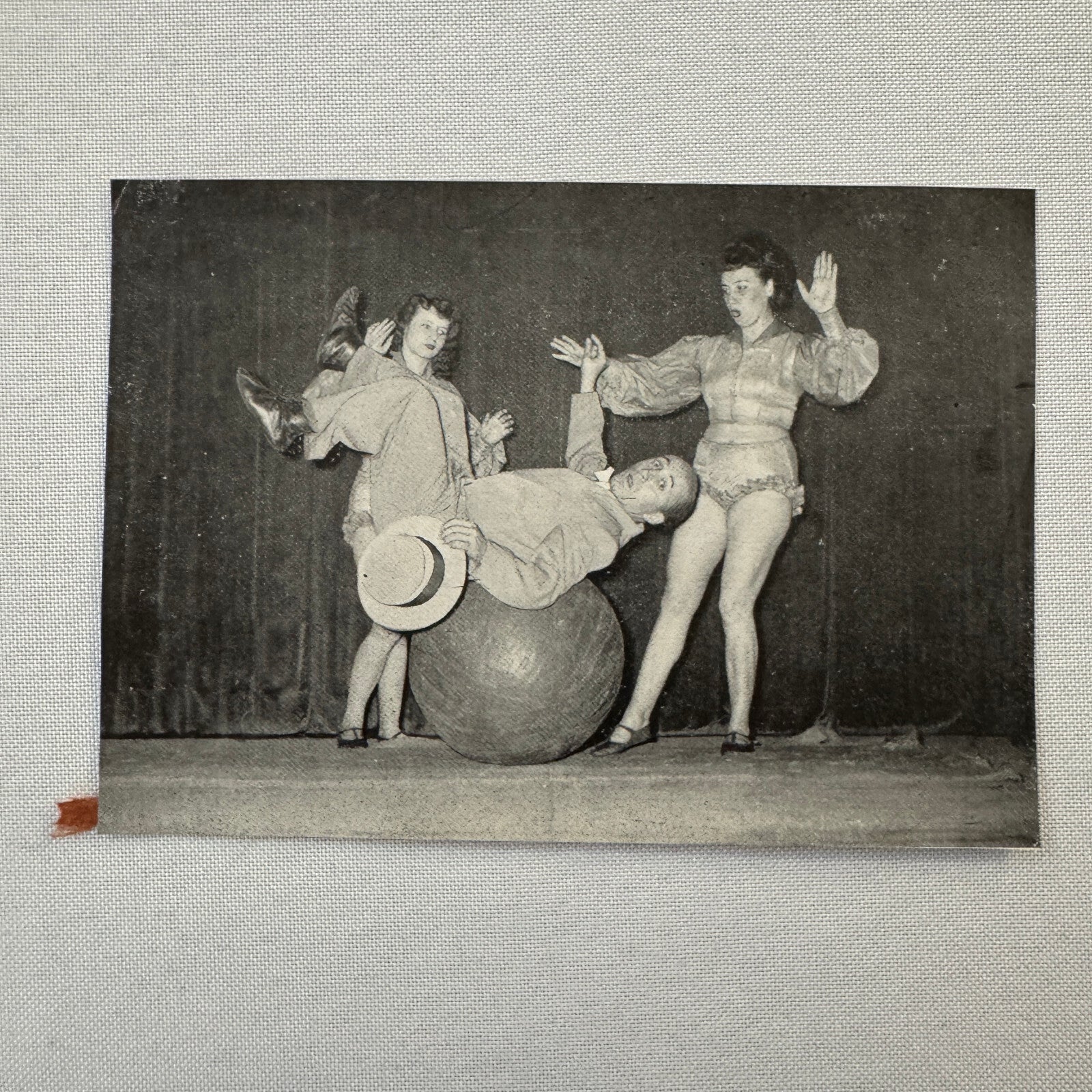 Circus Advertising Flyer Balancing Act Vintage
