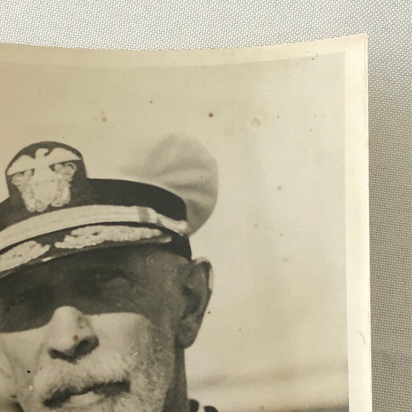 Press Photo Photograph Admiral Jos M Reeves Commander of Battle Force Underwood