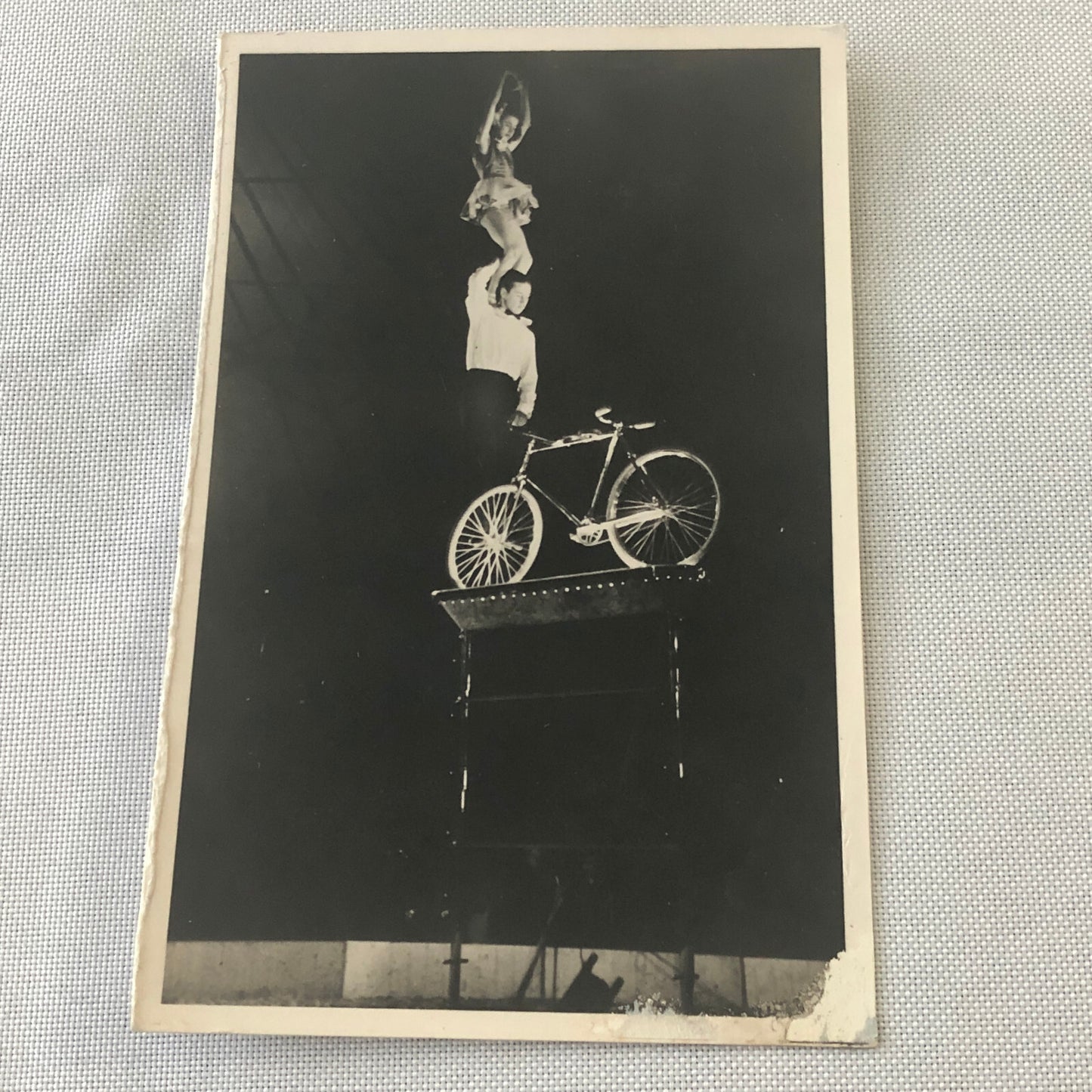 Circus Performer with Bicycle Balancing Act Postcard Post Card Lot of 6x