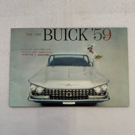 1959 Buick Car Sales Brochure Catalog LeSabre Invicta Electra 225