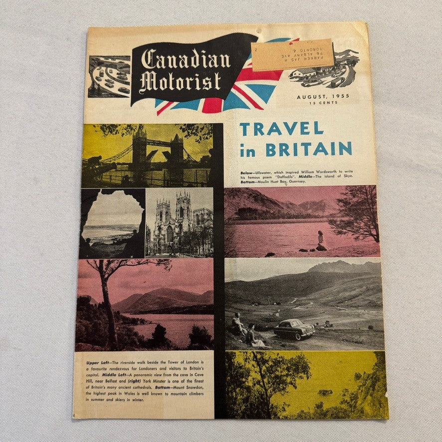 1955 Canadian Motorist Magazine General Motors Parade of Progress Futureliner +