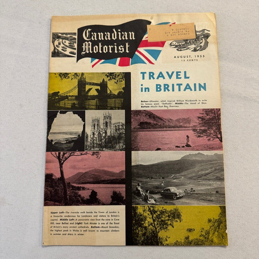 1955 Canadian Motorist Magazine General Motors Parade of Progress Futureliner +