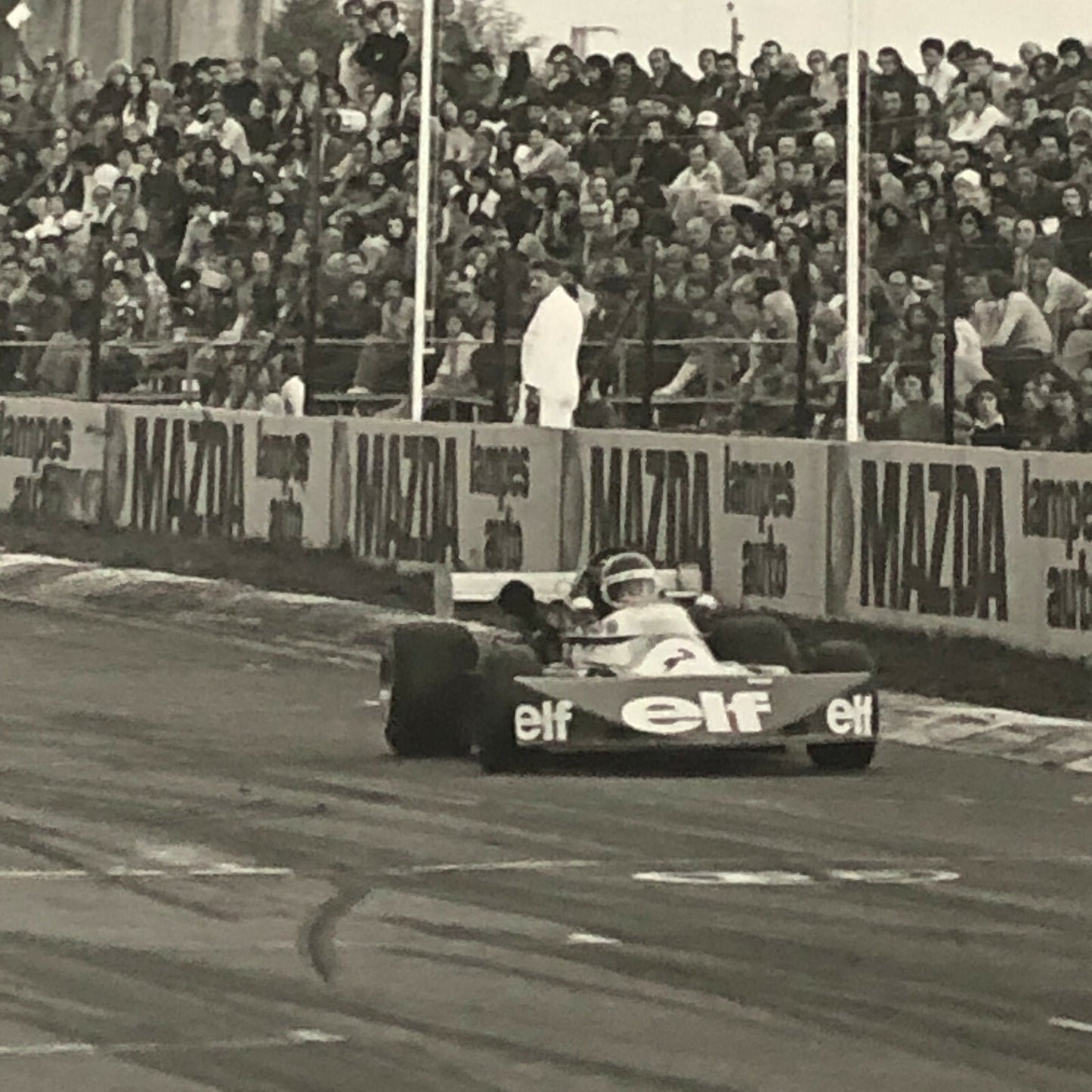 Vintage 1975 Formula 2 F2 Racing Photo Photograph Nogaro Patrick Tambay BMW ELF