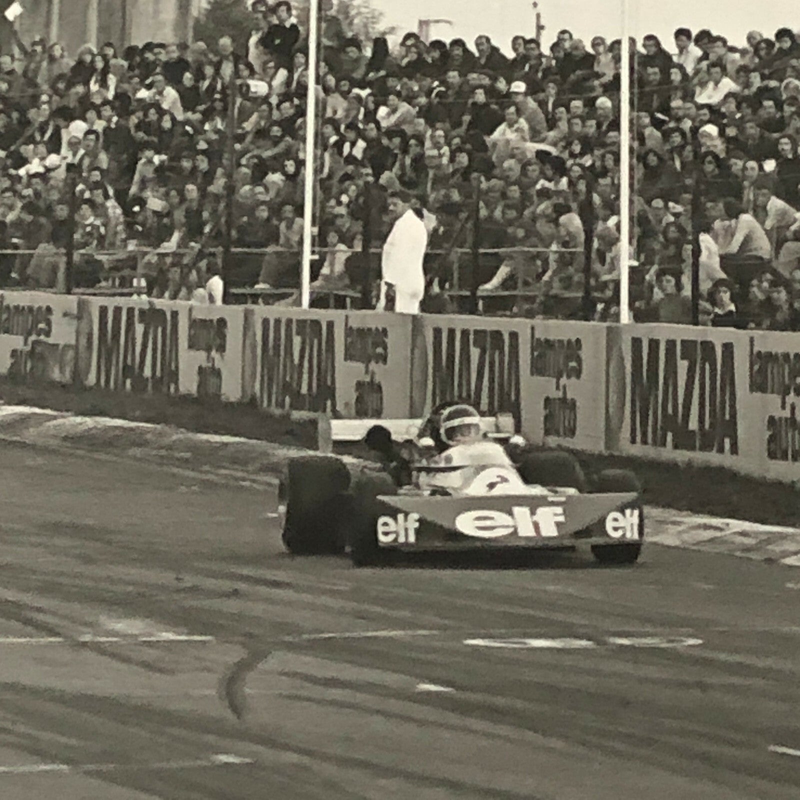 Vintage 1975 Formula 2 F2 Racing Photo Photograph Nogaro Patrick Tambay BMW ELF