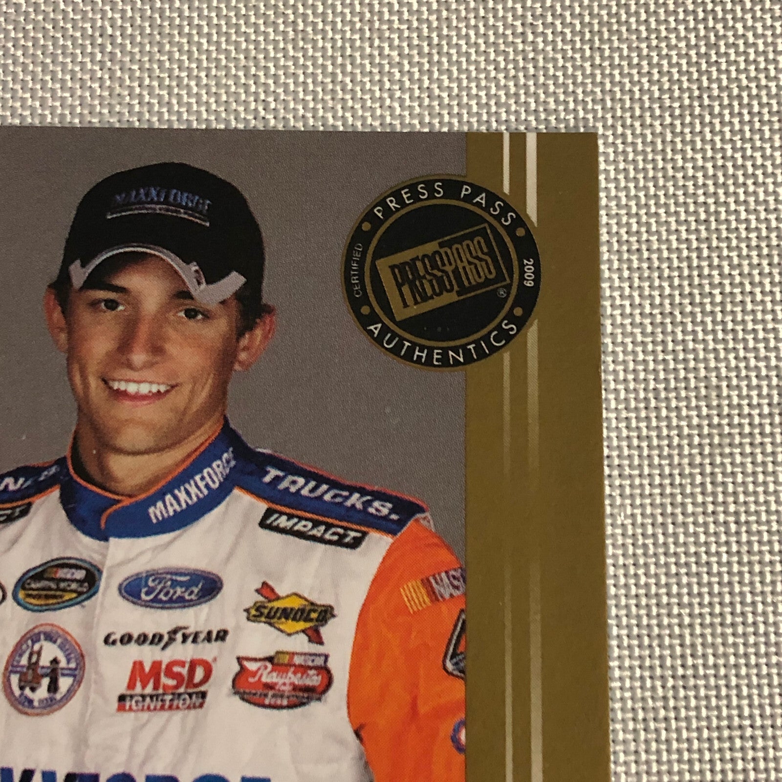 2009 Press Pass Signings James Buescher Auto Autograph Signed Card NASCAR
