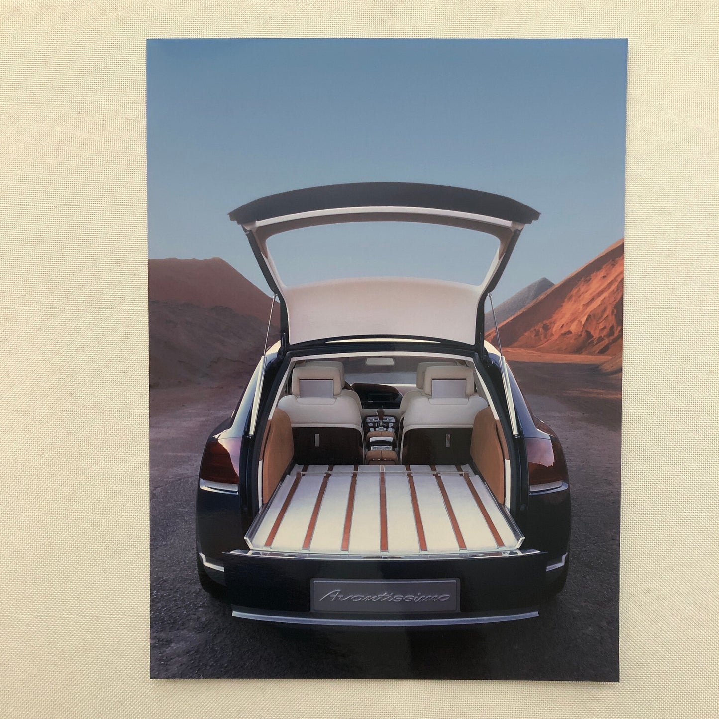 Audi Avantissimo Concept Car Station Wagon Press Kit Photo and Sketch Print Lot