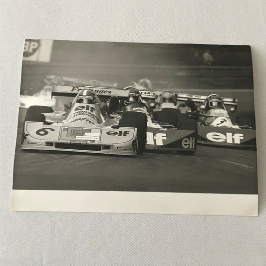 Vintage 1975 Formula 2 F2 Racing Photo Photograph Rouen Grand Prix Cars