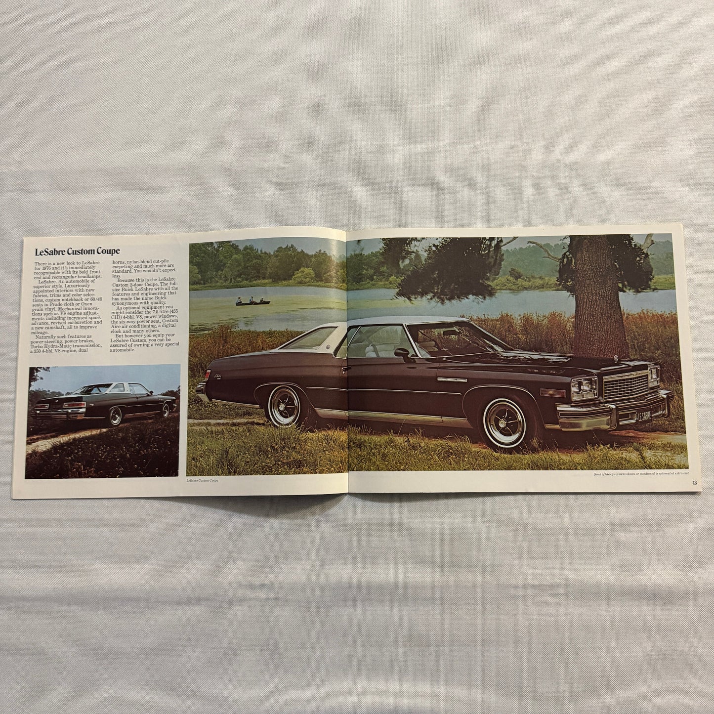 1976 Buick Car Sales Brochure Catalog Regal Century LeSabre Estate Wagon Riviera