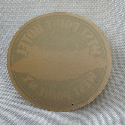 Vintage West Point New York West Point Hotel Luggage Label