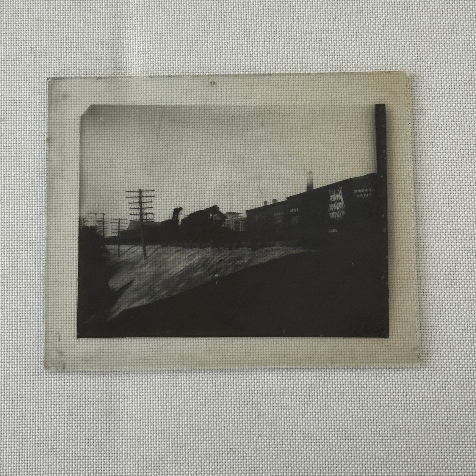 New York New Haven and Hartford Railroad Railway Train Glass Lantern Slide