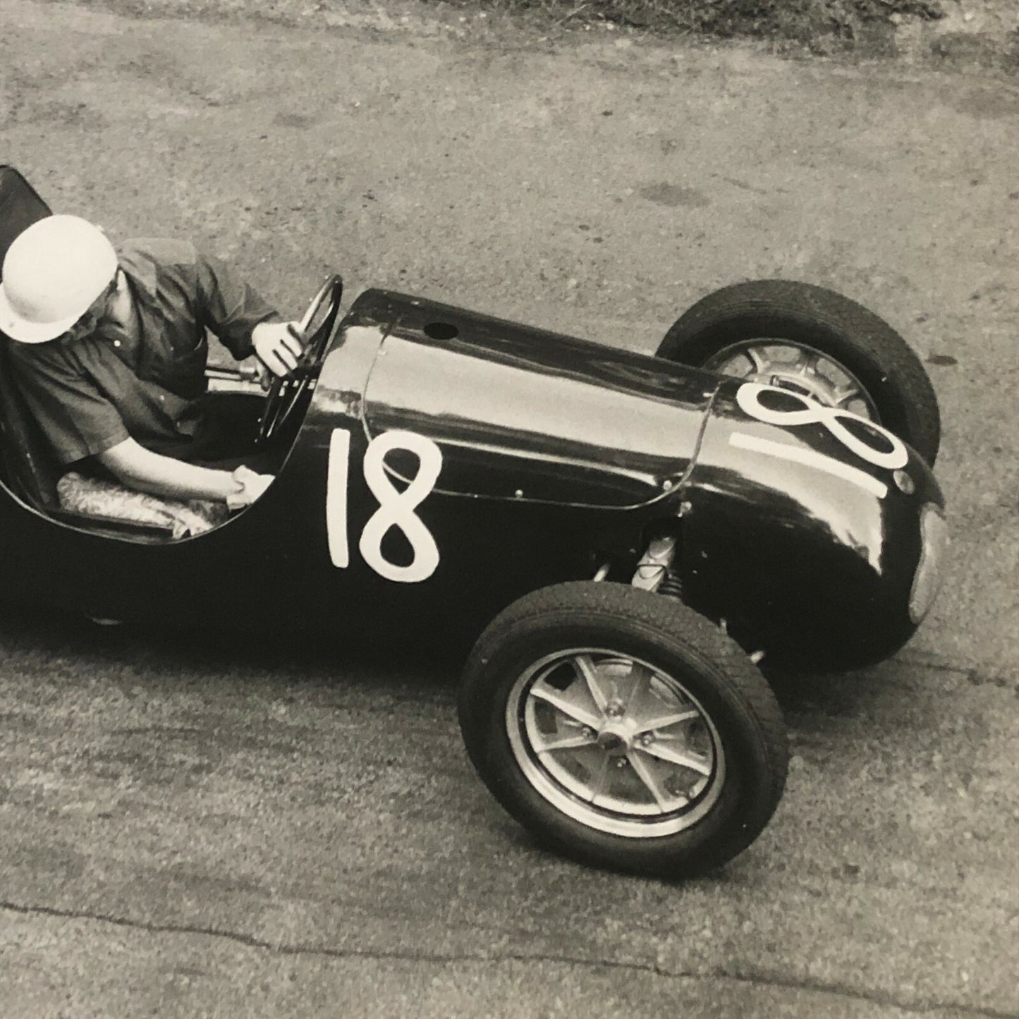 Vintage Racing Photo Photograph Print Shelsley Walsh Cooper Car 1958 Mike Hatton