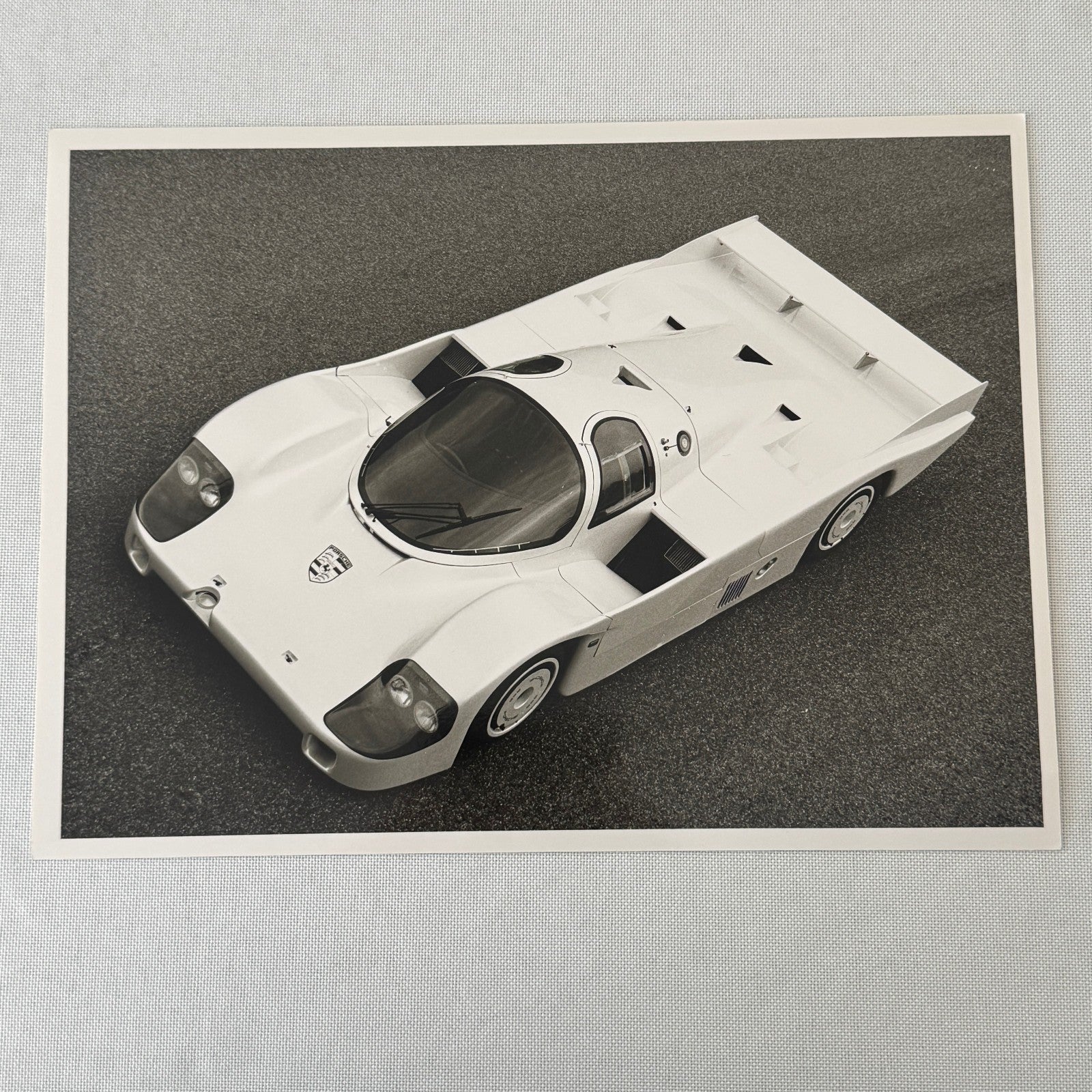 Vintage Porsche 956 Racing Car Photo Photograph Print Race Car