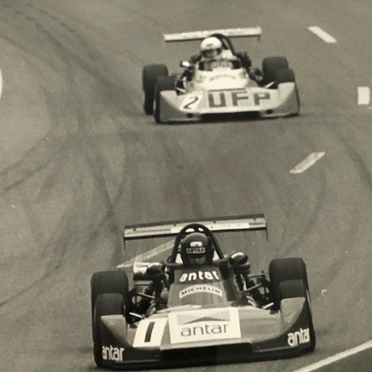 Vintage 1975 Formula 2 F2 Racing Photo Photograph Rouen Grand Prix Cars