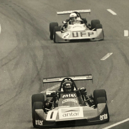 Vintage 1975 Formula 2 F2 Racing Photo Photograph Rouen Grand Prix Cars