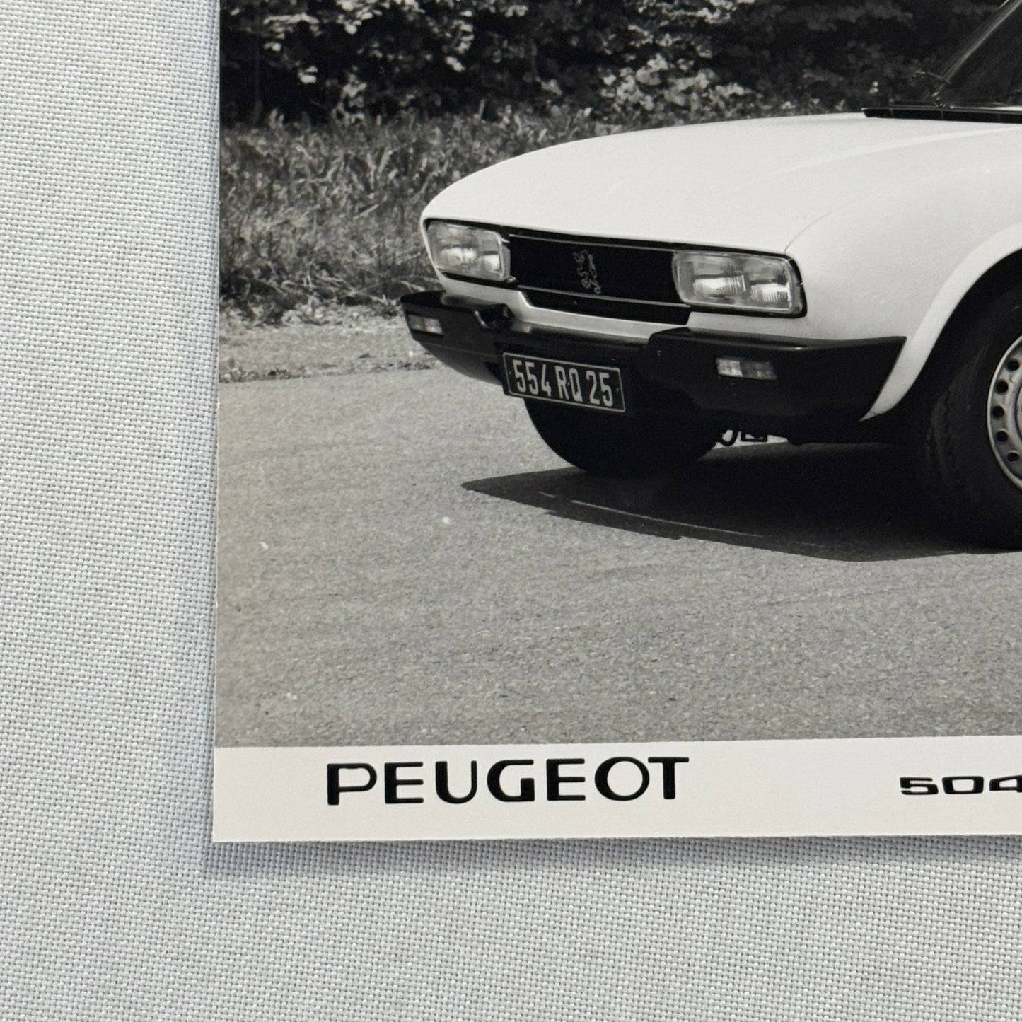 1980 Peugeot 504 Coupe Factory Press Photo Photograph Vintage