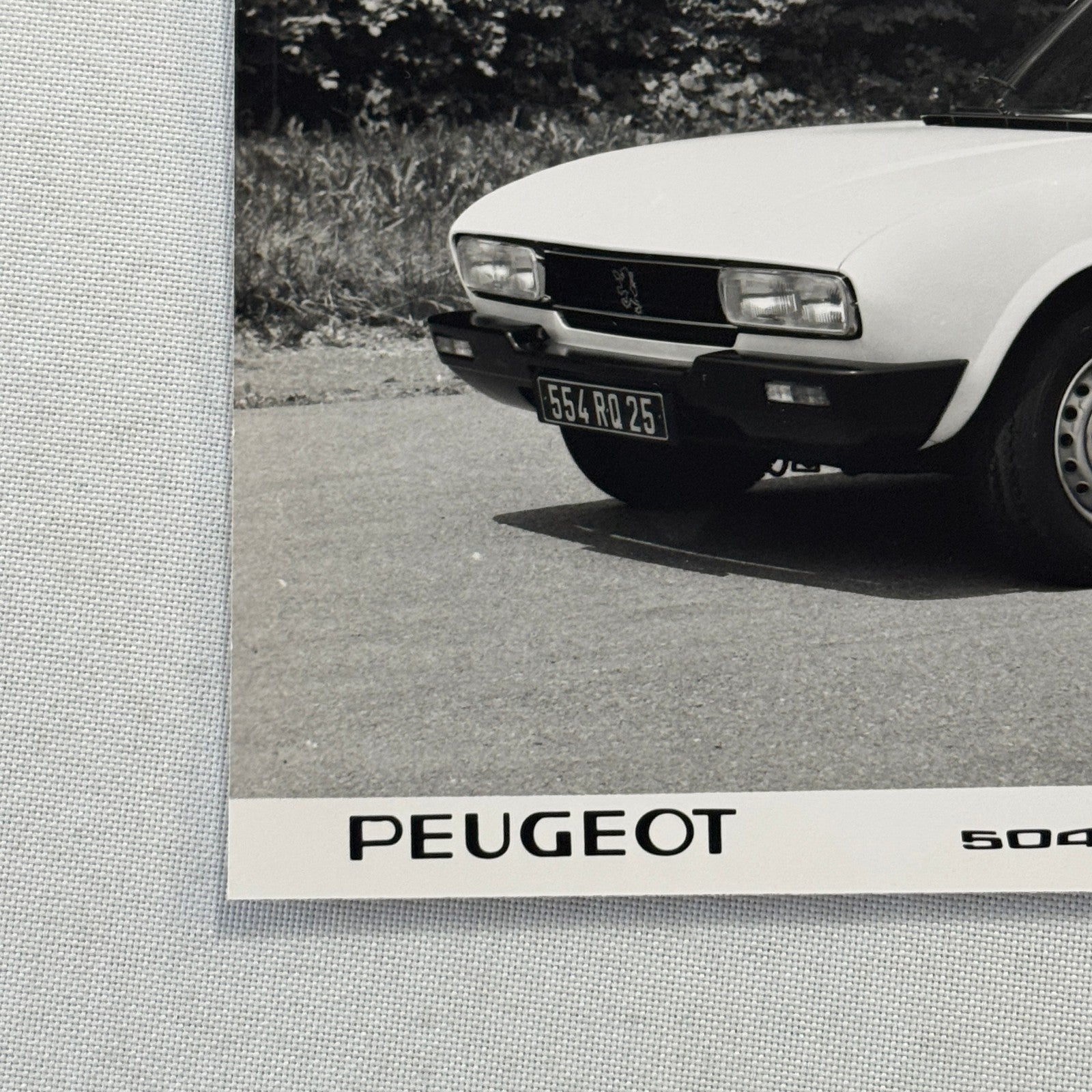 1980 Peugeot 504 Coupe Factory Press Photo Photograph Vintage