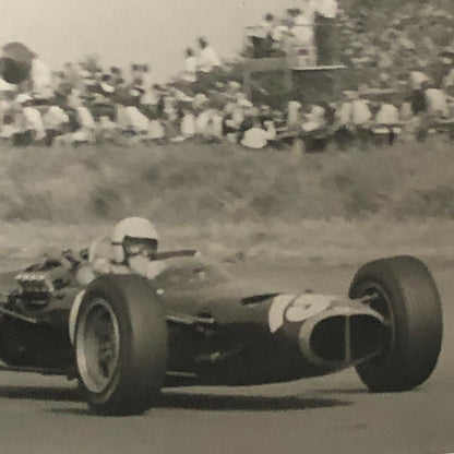 Vintage Grand Prix Racing Car Driver Photo Photograph Print