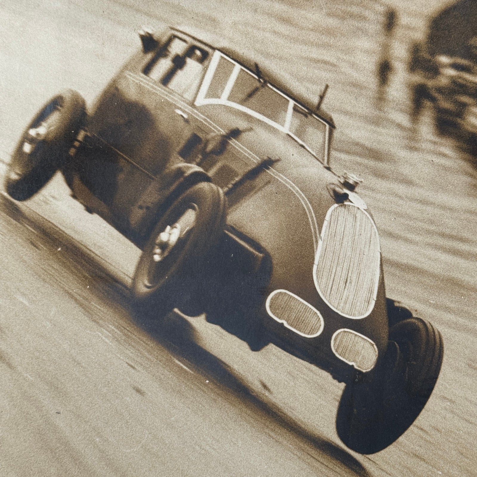 Press Photo Photograph George Eyston Land Speed Record Racing Car Brooklands