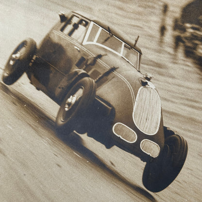 Press Photo Photograph George Eyston Land Speed Record Racing Car Brooklands