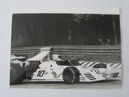 Vintage 1973 Italian Grand Prix Photograph Photo - Carlos Reutemann Brabham  