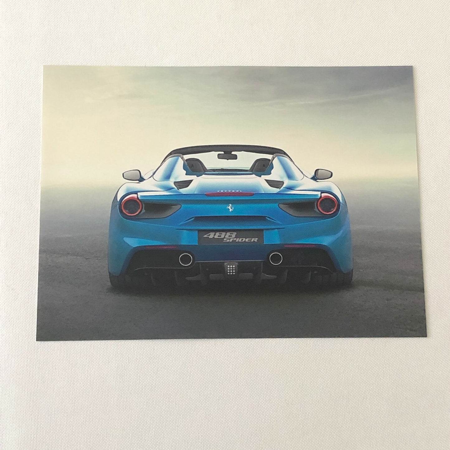 Ferrari 488 Spider Convertible Car Factory Photo Lot of 6 