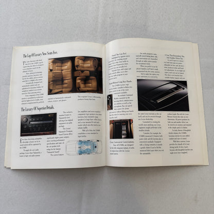 Lexus LS400 Car Sales Brochure Catalog Advertising Canadian Lexus LS 400 Vintage