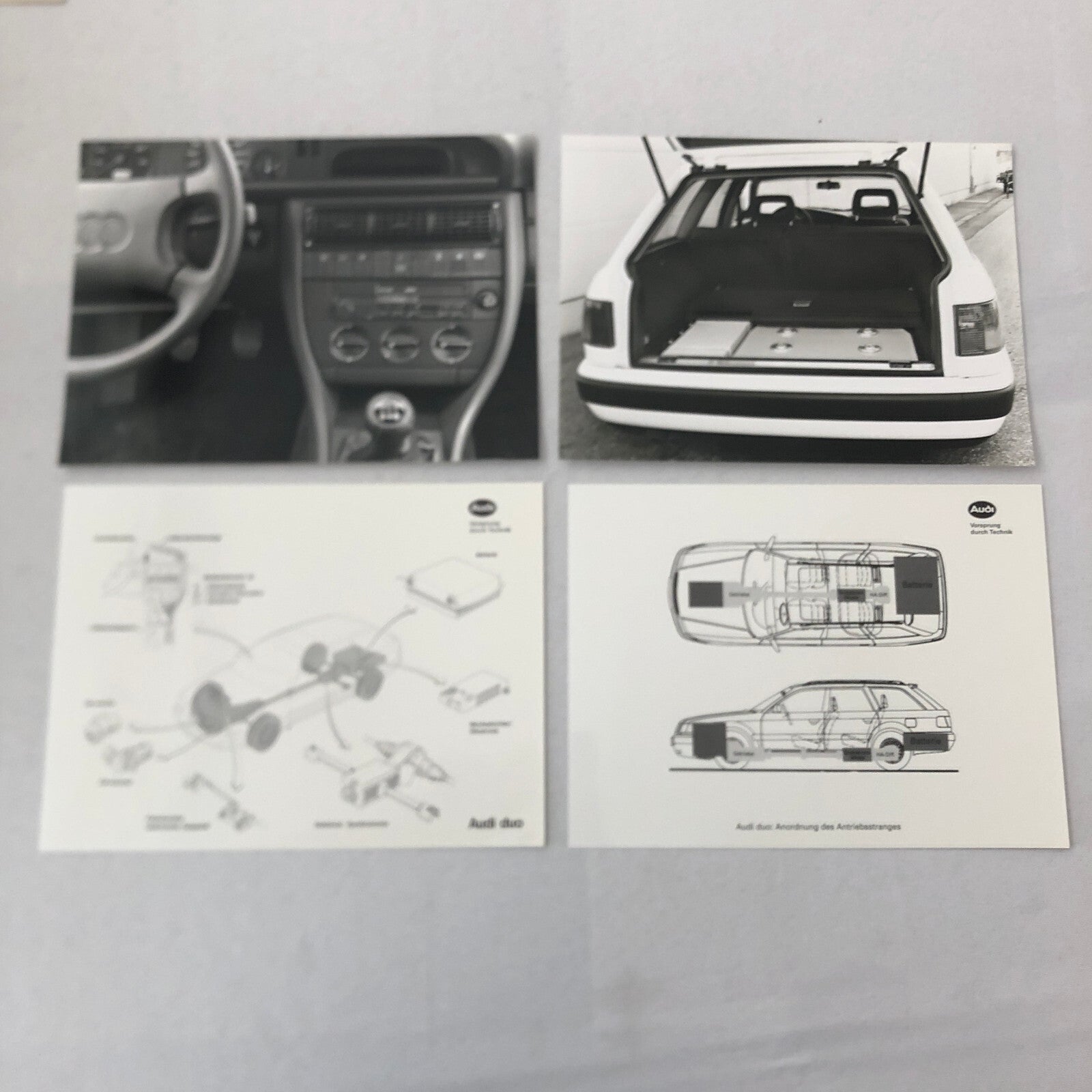 Audi Duo Station Wagon Concept Car Prototype Press Kit Brochure Photos GERMAN