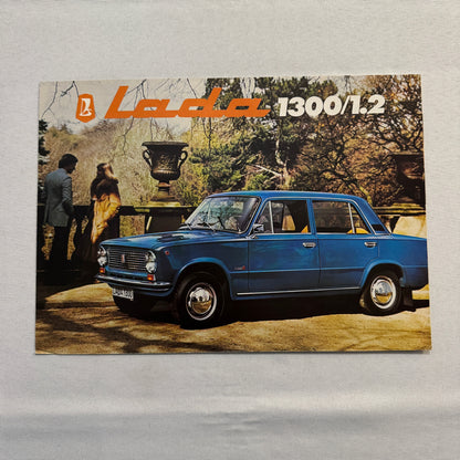 Lada 1300 Car Sales Brochure Catalog Advertising German Text European