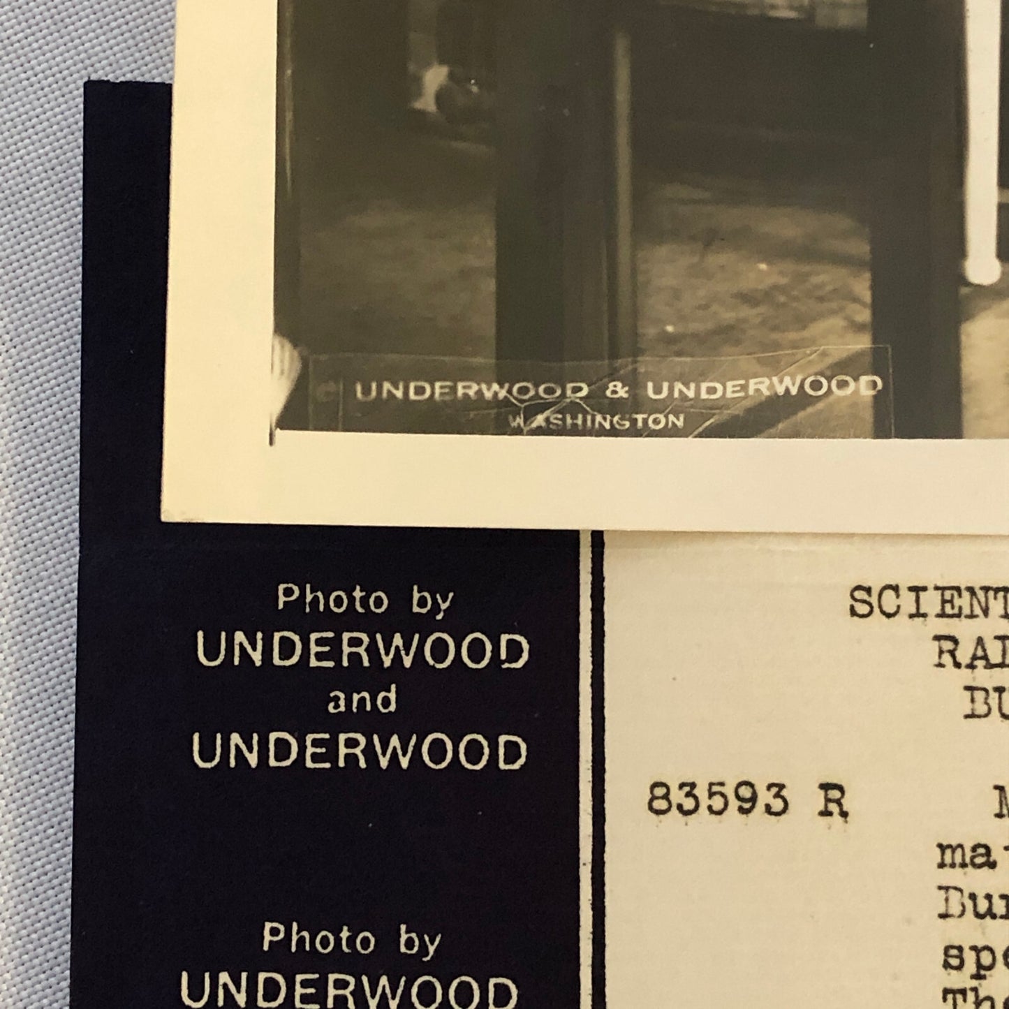 Press Photograph Photo Measuring Radioactive Material Bureau of Standards