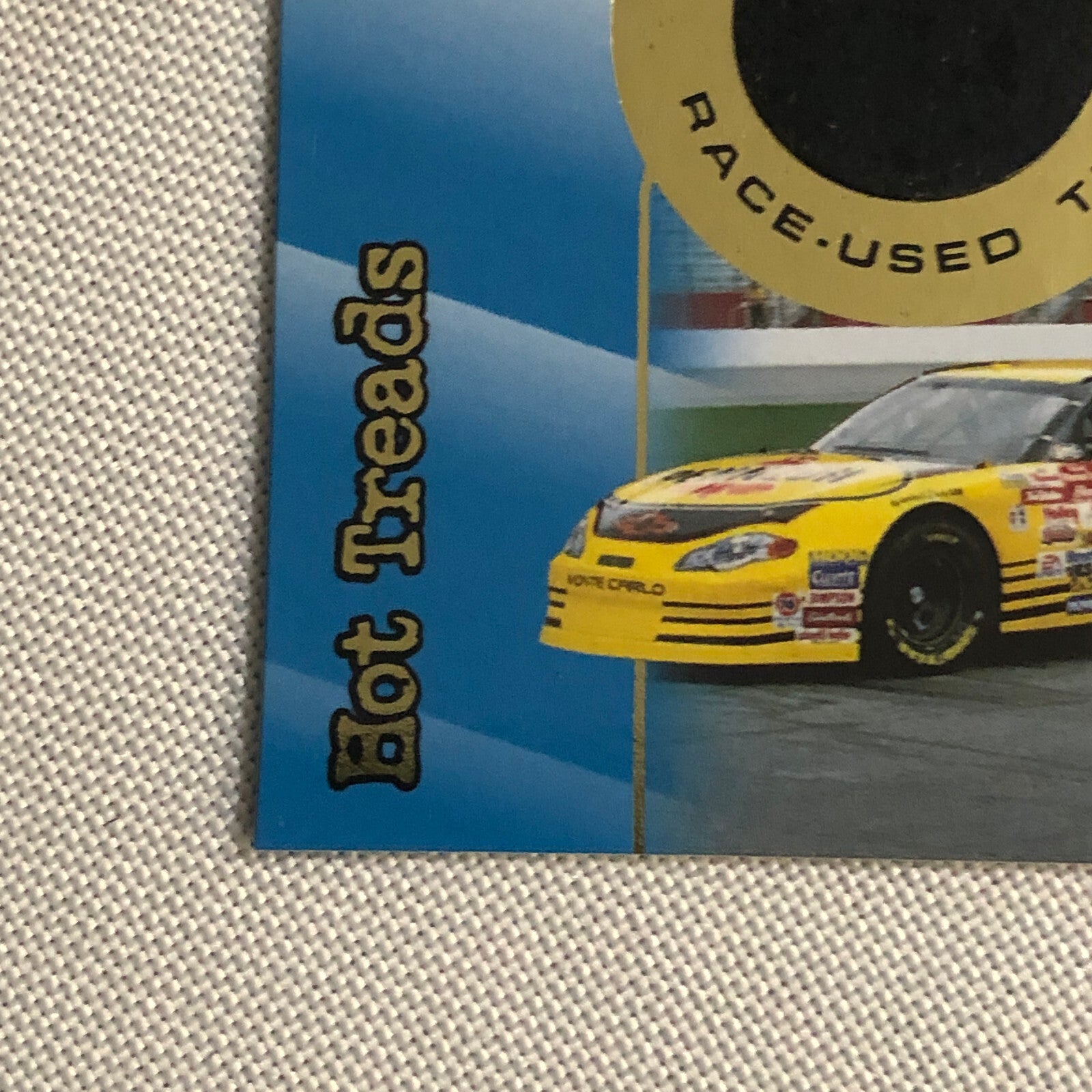 2001 Press Pass Hot Treads Tire Relic Card Steve Park NASCAR