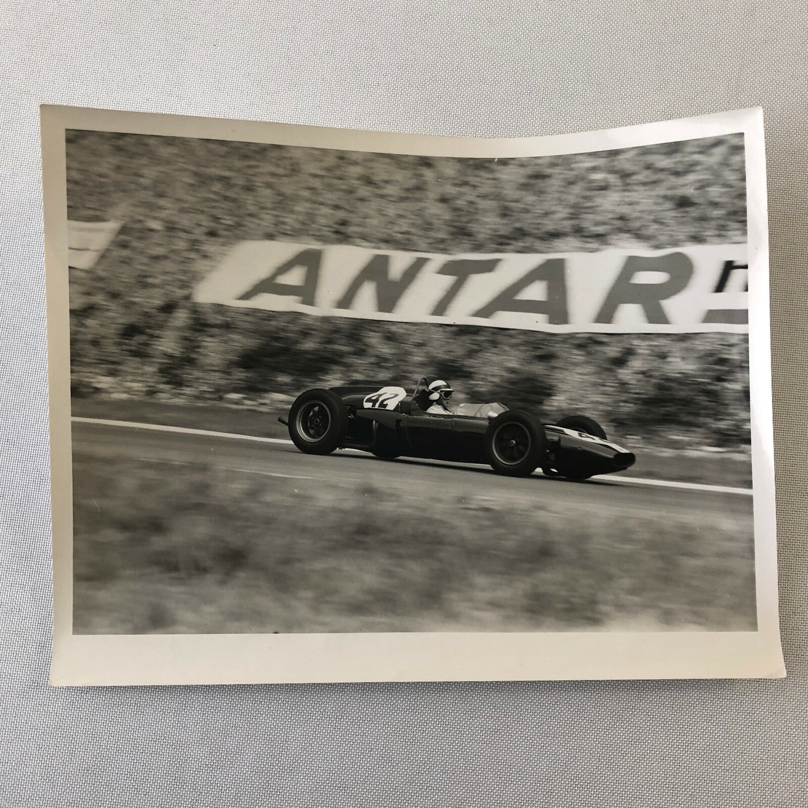 Vintage Grand Prix Racing Car Photo Photograph Print Jack Lewis ? 