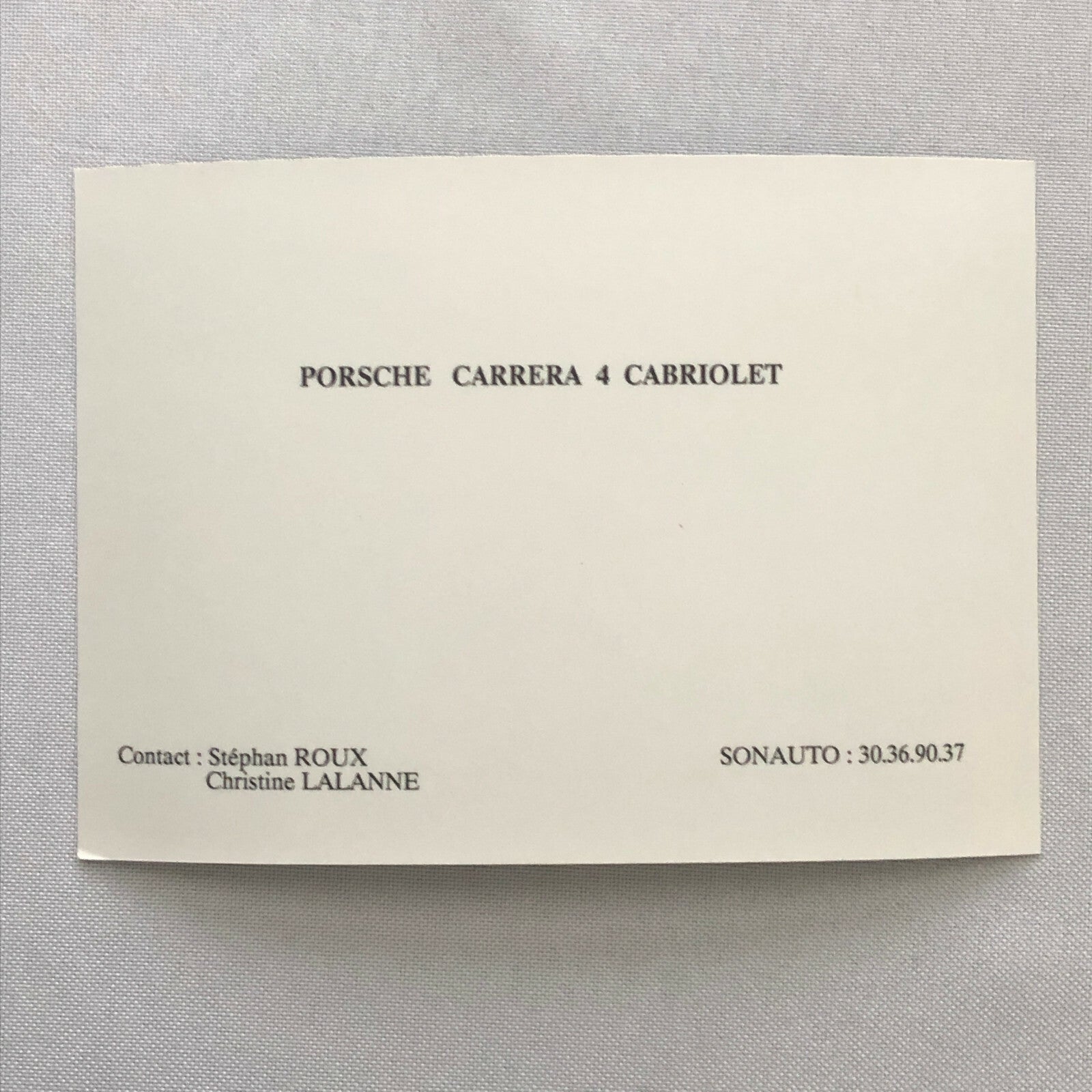 Porsche 911 Carrera 4 Cabriolet Factory Press Photo Photograph Print 