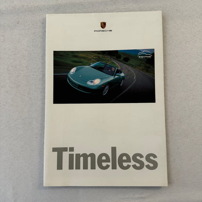 1998 Porsche Poster Sales Brochure Catalog Boxster 911 Carrera Cabriolet Coupe