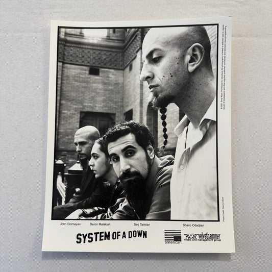 System of a Down Music Publicity Press Photo Photograph Serj Tankian 2001