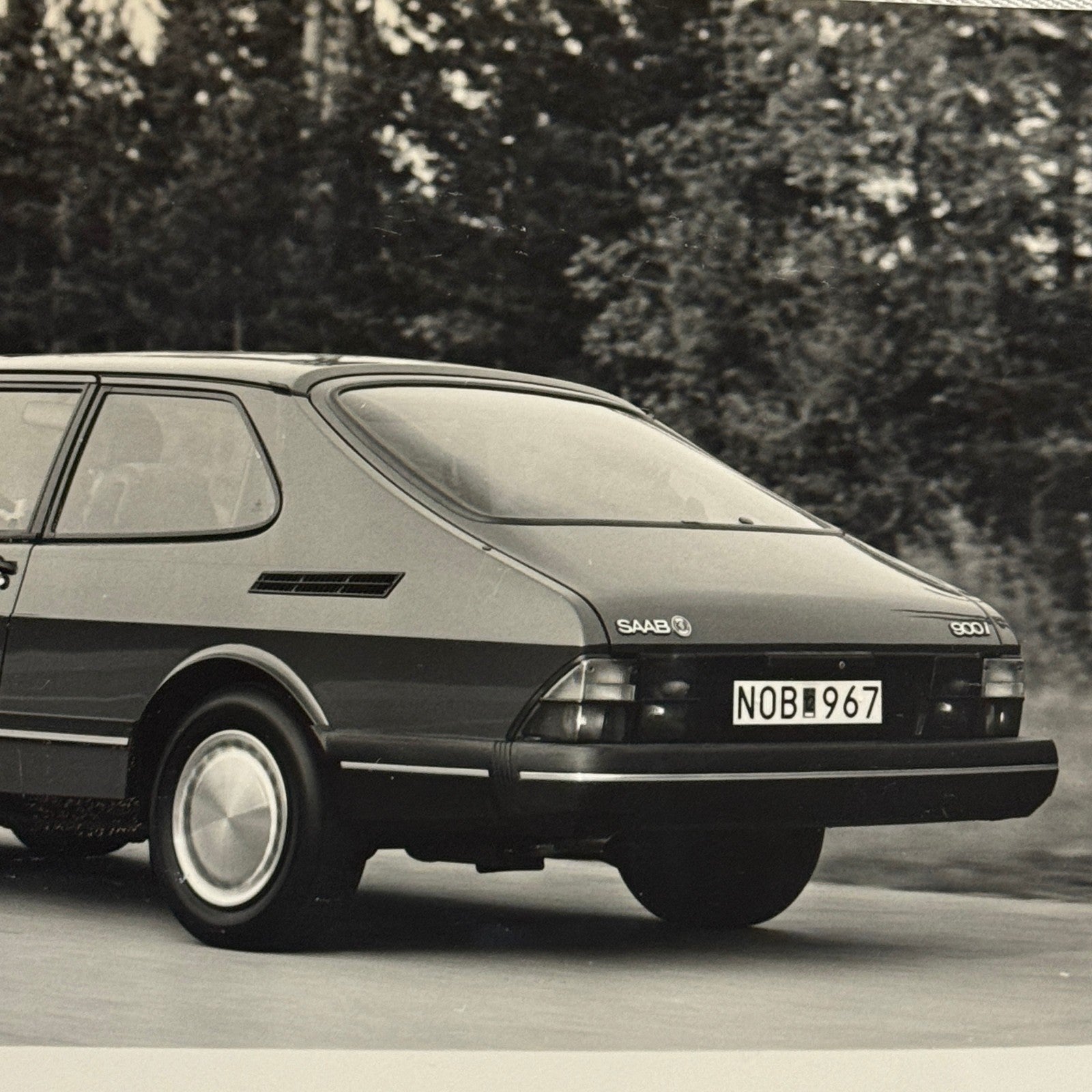 1989 Saab 900i Car Automobile Factory Photo Photograph Print Vintage Saab 900 i