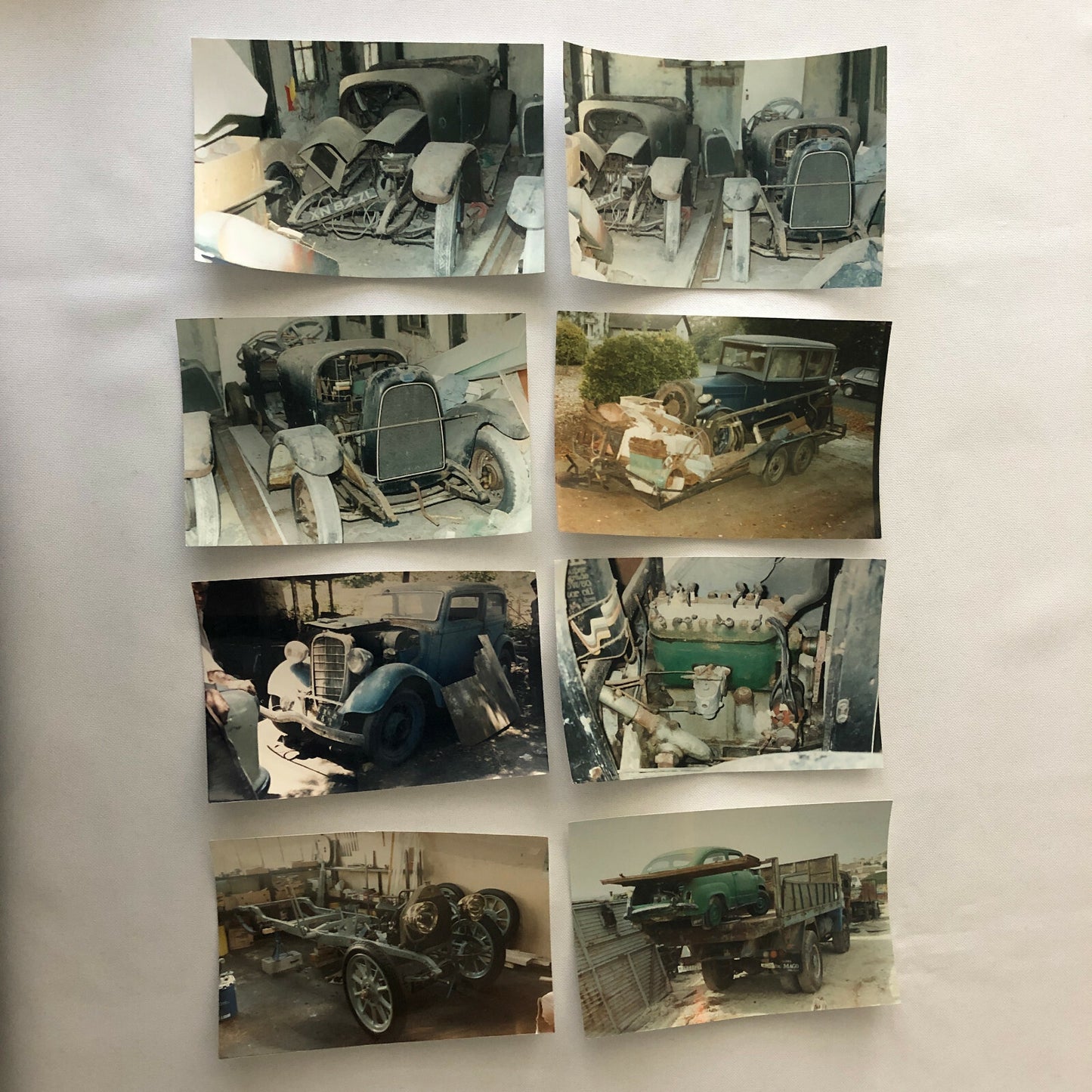 Vintage Fiat Barn Find Junk Yard Parts Photo Photograph Print Lot of 50 