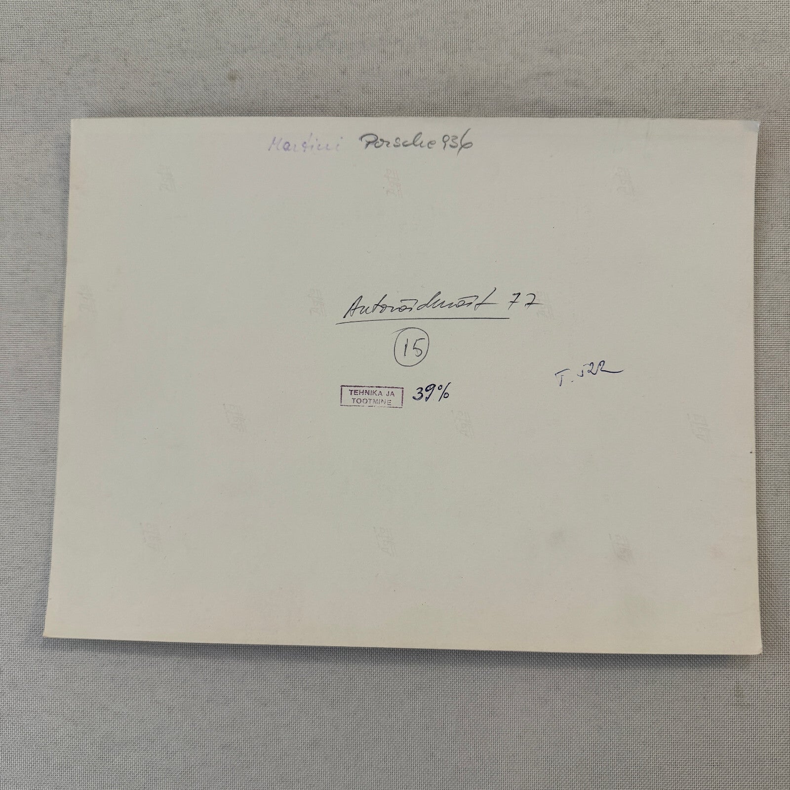 Vintage Porsche 936 Martini Racing Car Photo Photograph Print