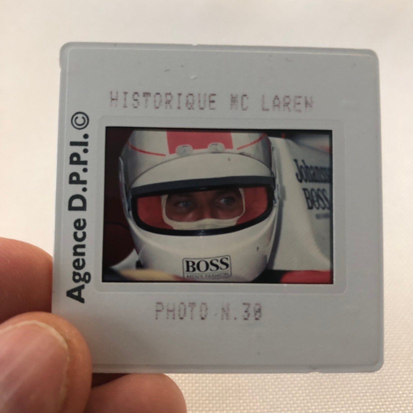 McLaren Racing Driver Car F1 Formula One 35MM Photo Slide  Stefan Johansson